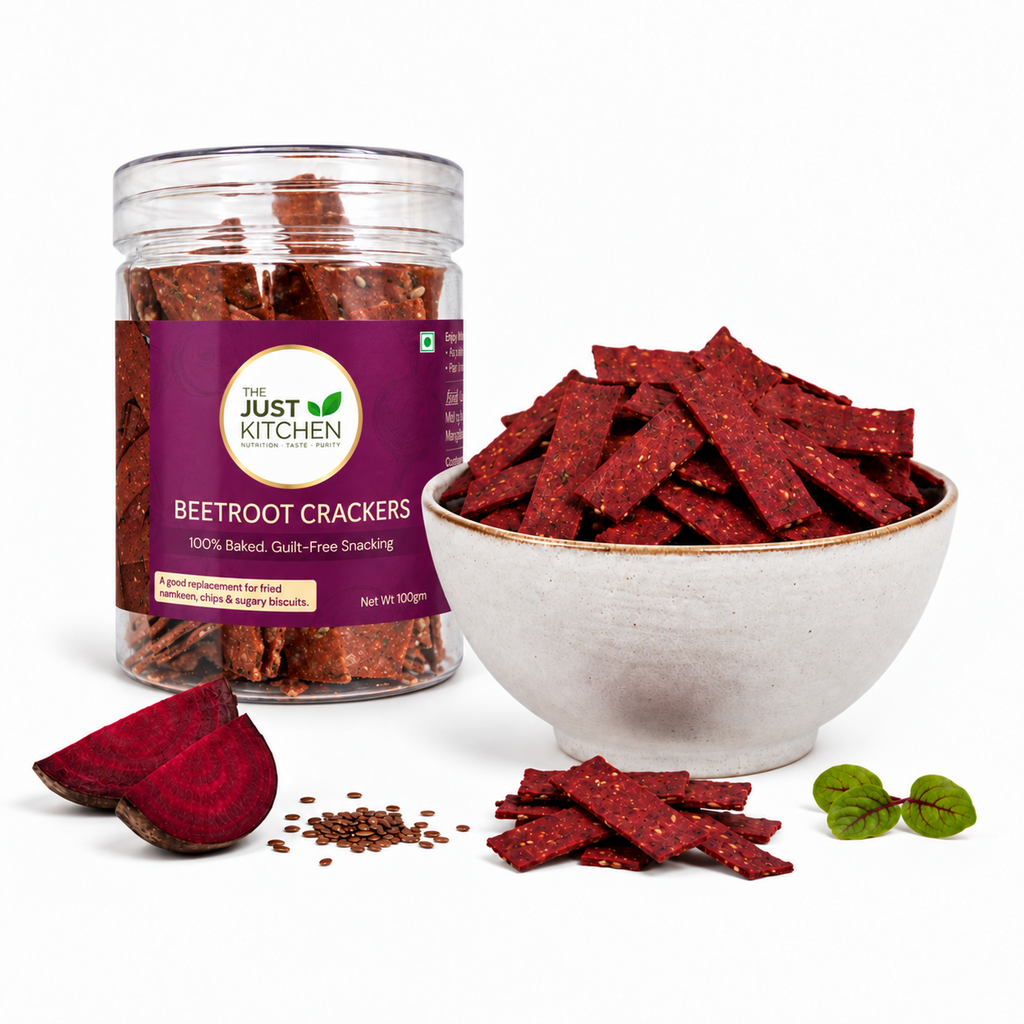 The Just Kitchen Beetroot Crackers 100 g