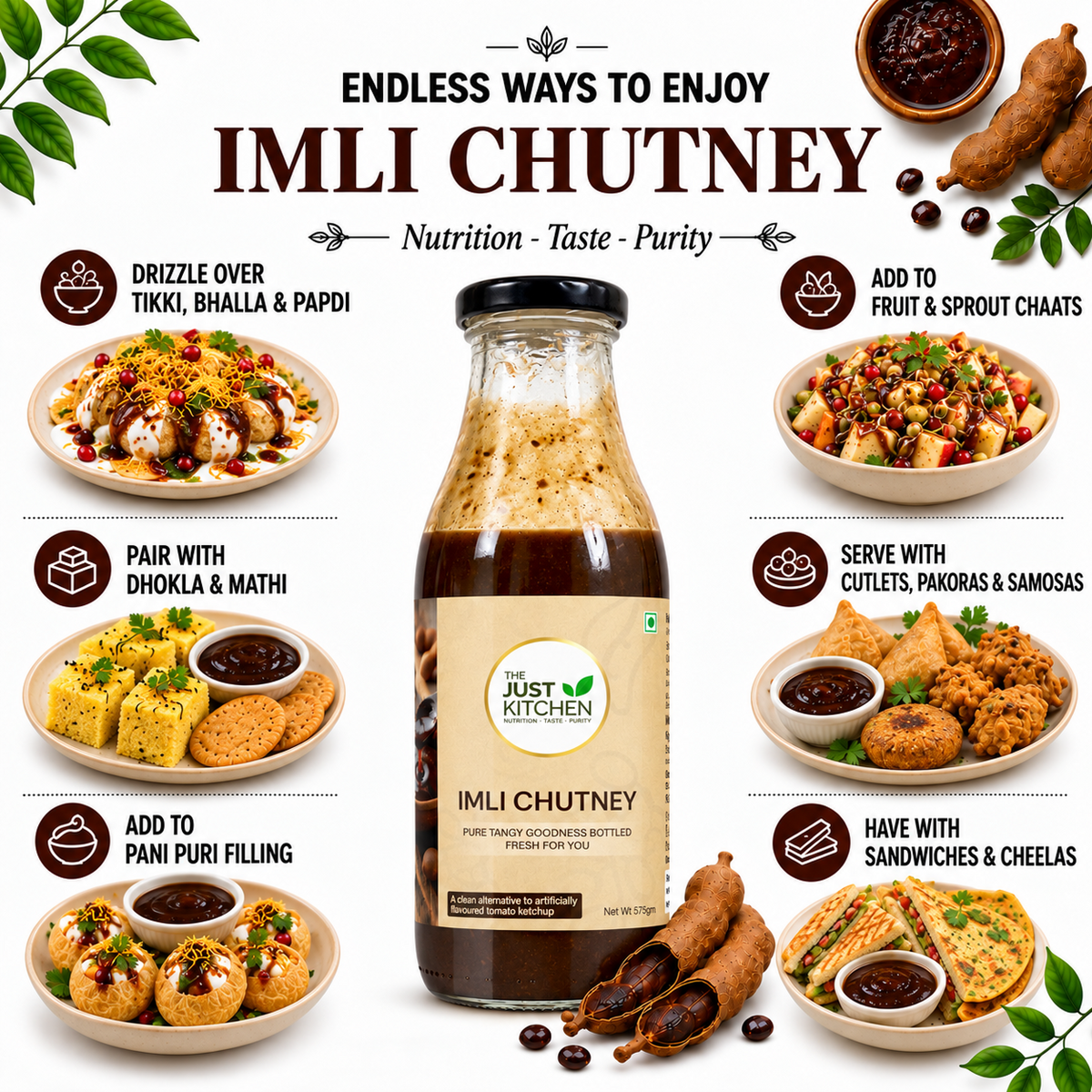 The Just Kitchen Imli Chutney