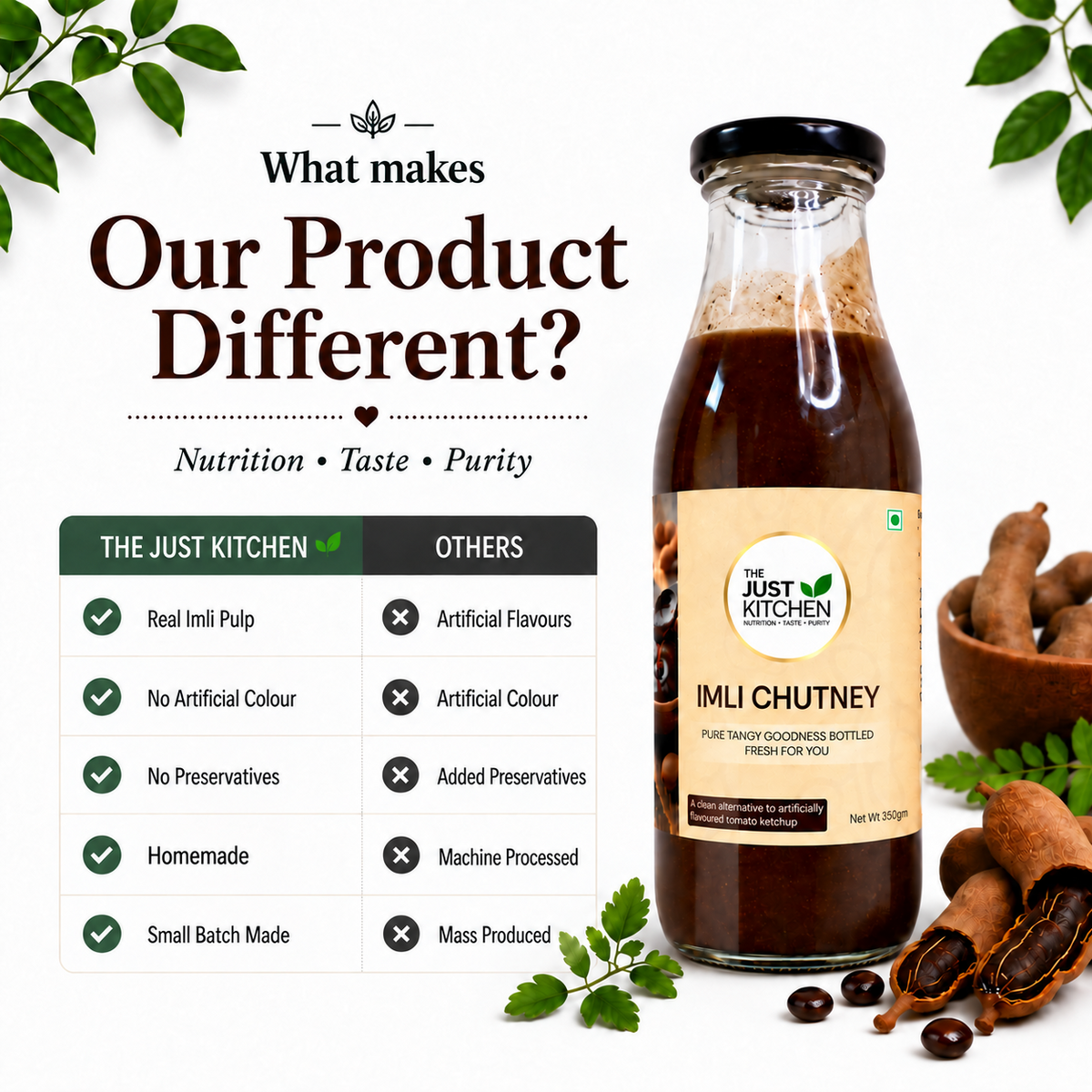 The Just Kitchen Imli Chutney