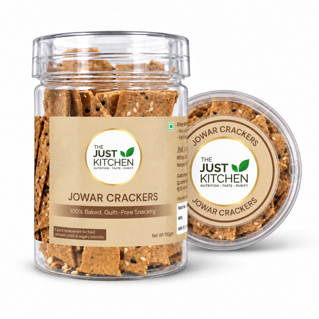 The Just Kitchen Jowar Crackers 150 g