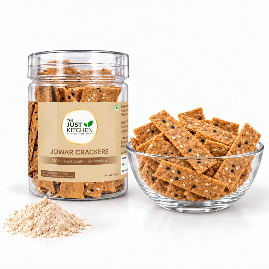 The Just Kitchen Jowar Crackers 150 g