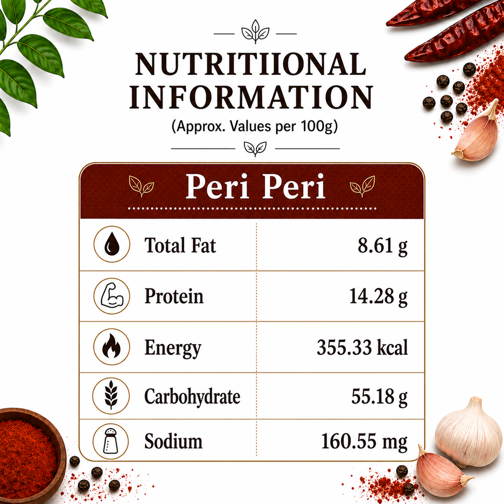 The Just Kitchen Peri Peri Seasoning 55 g