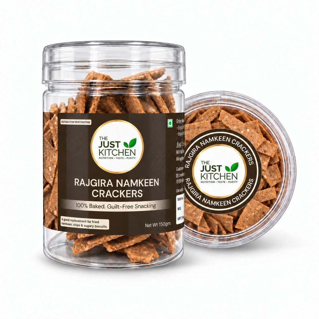 The Just Kitchen Rajgira Namkeen Crackers 150 g