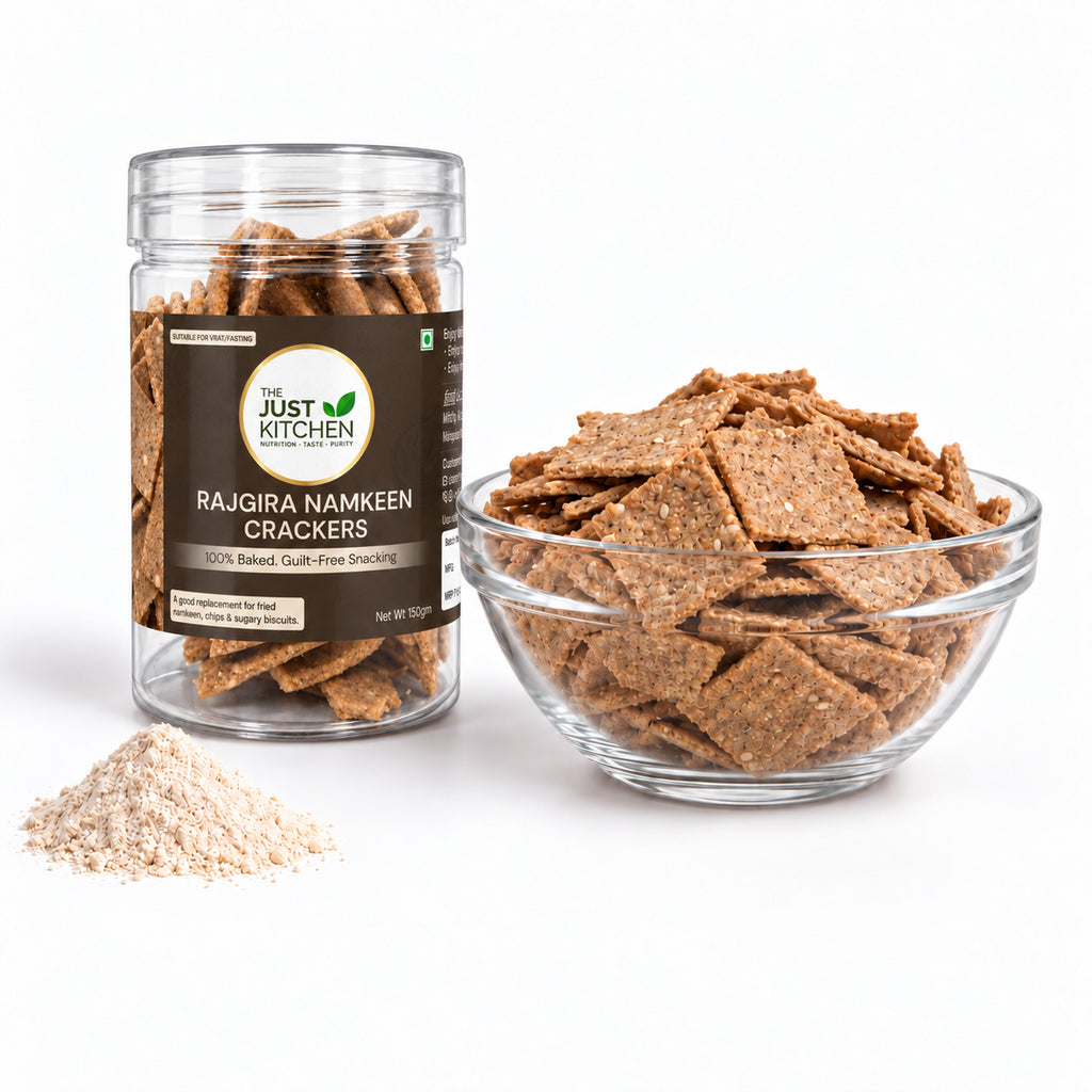 The Just Kitchen Rajgira Namkeen Crackers 150 g