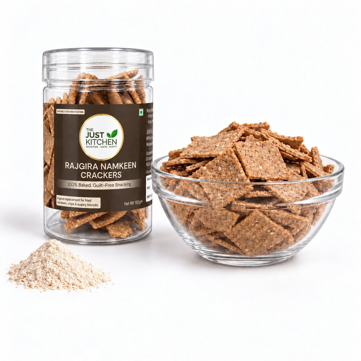 The Just Kitchen Rajgira Namkeen Crackers 150 g